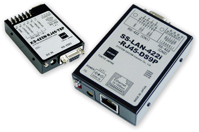 SS-LAN-422i-RJ45-DS9P と KS-422N-RJ45-T6P